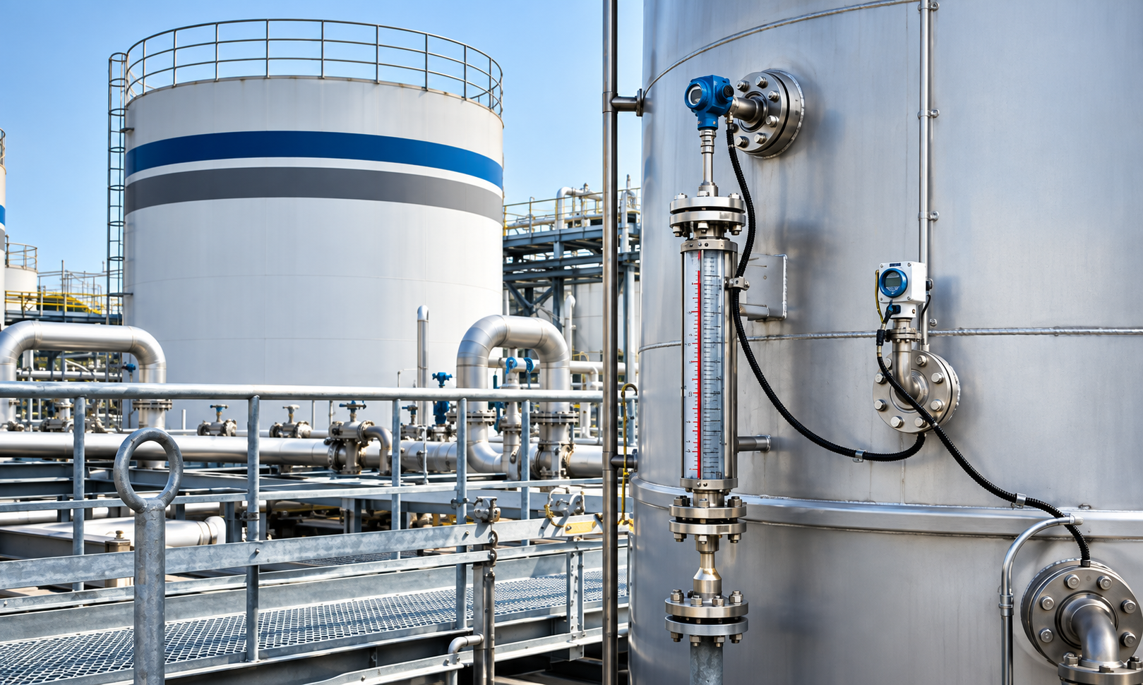 Flow, level and valves equipment